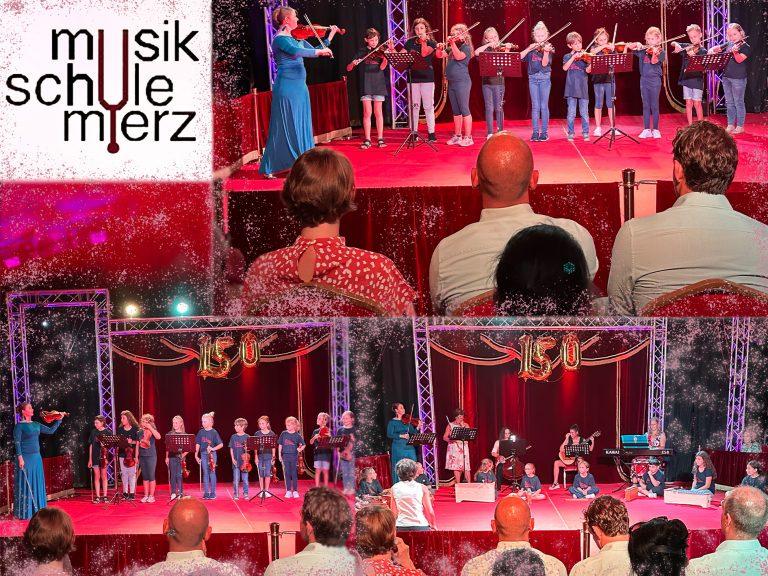 KGS Atsch, 150 jähriges Jubiläum, musikalische Begleitung durch die Musikschule Merz