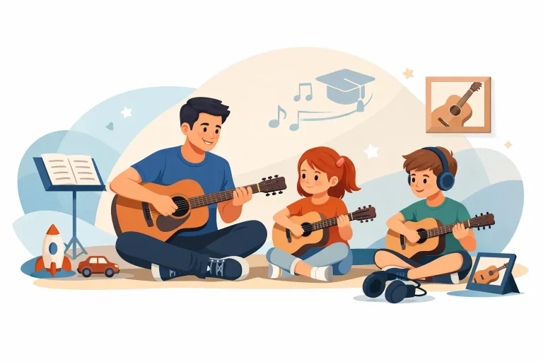 Gitarrenunterricht für Kinder richtig starten