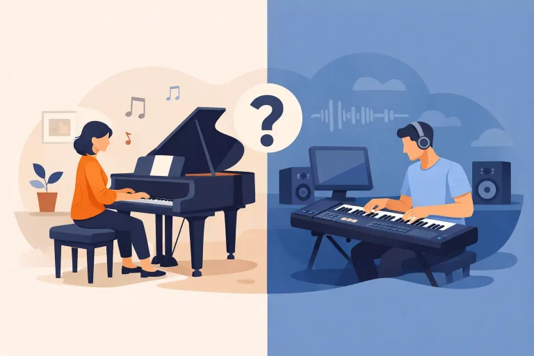 Klavier oder Keyboard lernen: Was passt zu Ihnen?