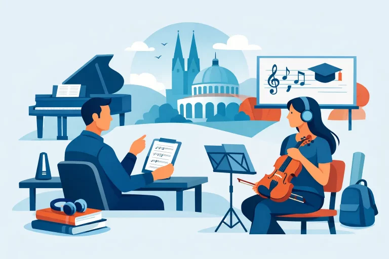 Vorbereitung auf Musikhochschule im Unterricht