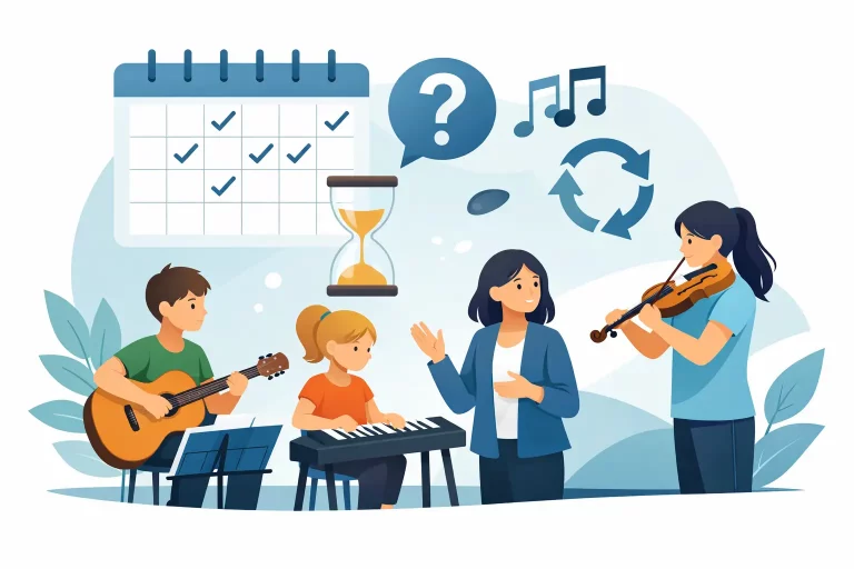 Wie oft Musikunterricht pro Woche ist sinnvoll?