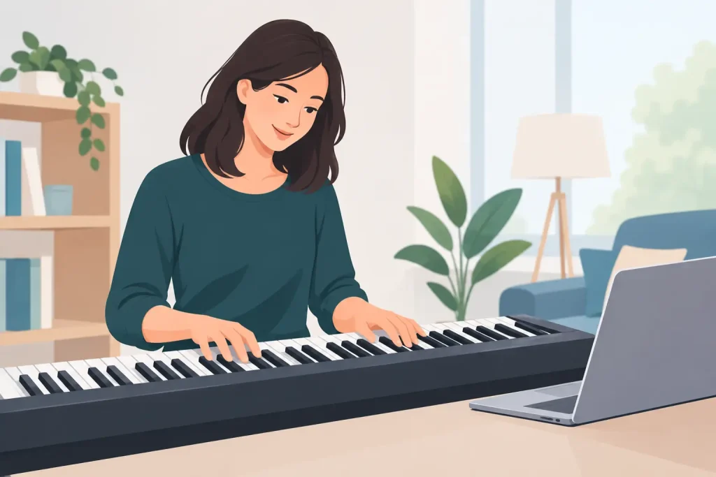 Keyboard spielen ohne Vorkenntnisse lernen