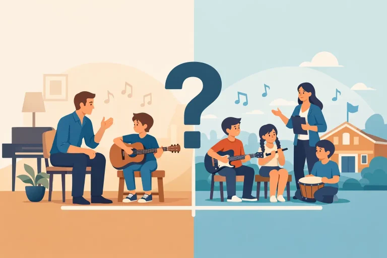 Musikunterricht privat oder Verein - was passt?